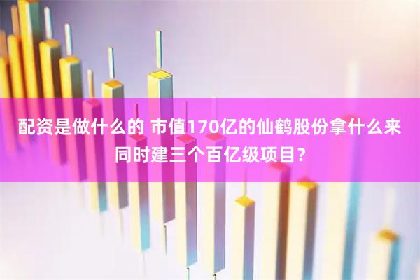 配资是做什么的 市值170亿的仙鹤股份拿什么来同时建三个百亿级项目？